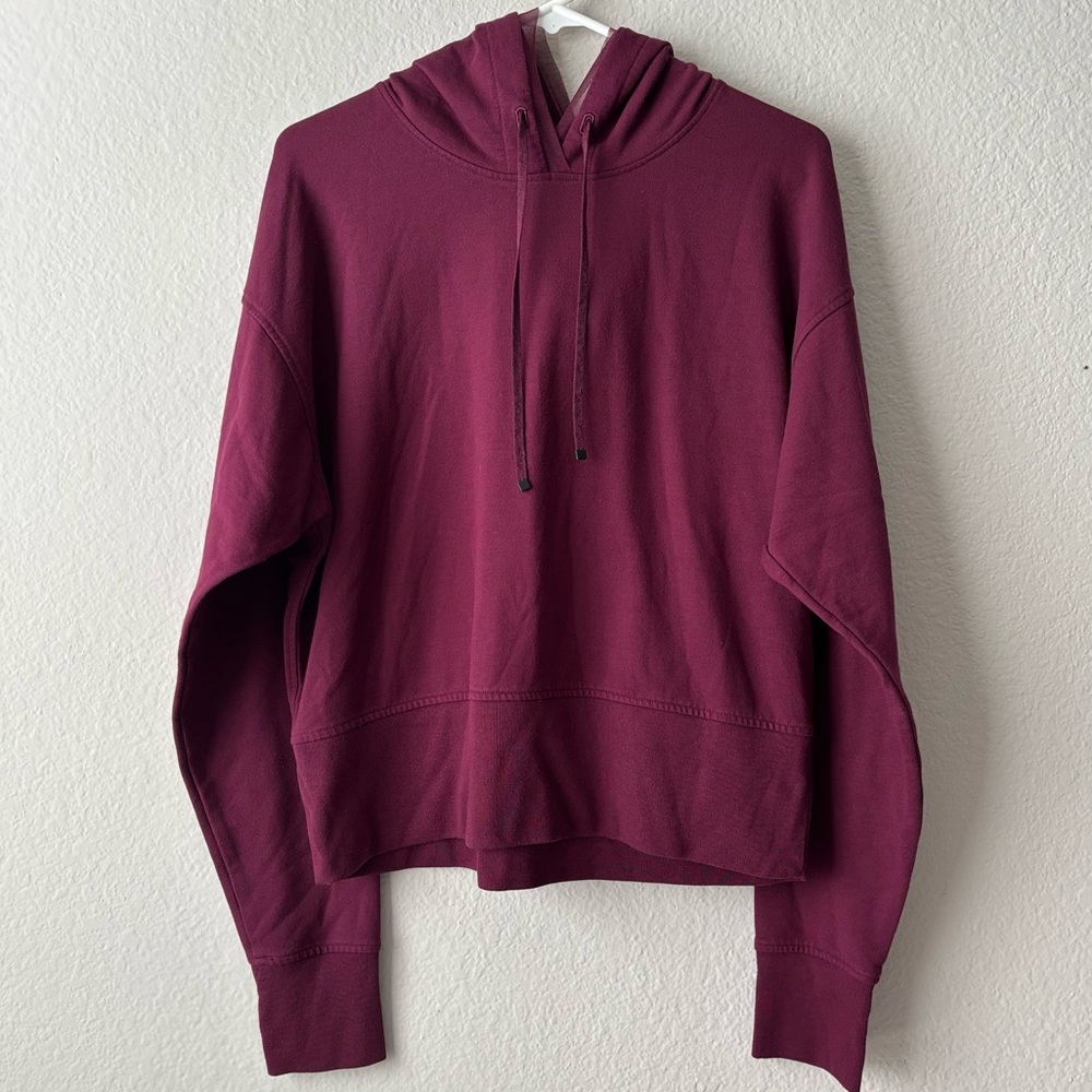 Victoria’s Sport Women's Burgundy Hoodie Sweater Size L